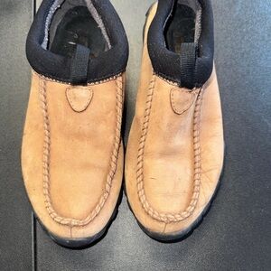 Teva Tan and Black Women's Slip-On Loafers